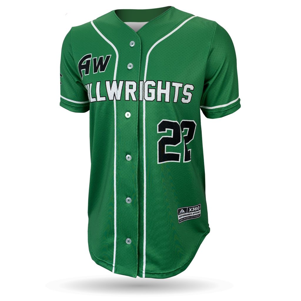 Braves Baseball Custom Sublimated Military Green Full Button Jersey -  Bagger Sports